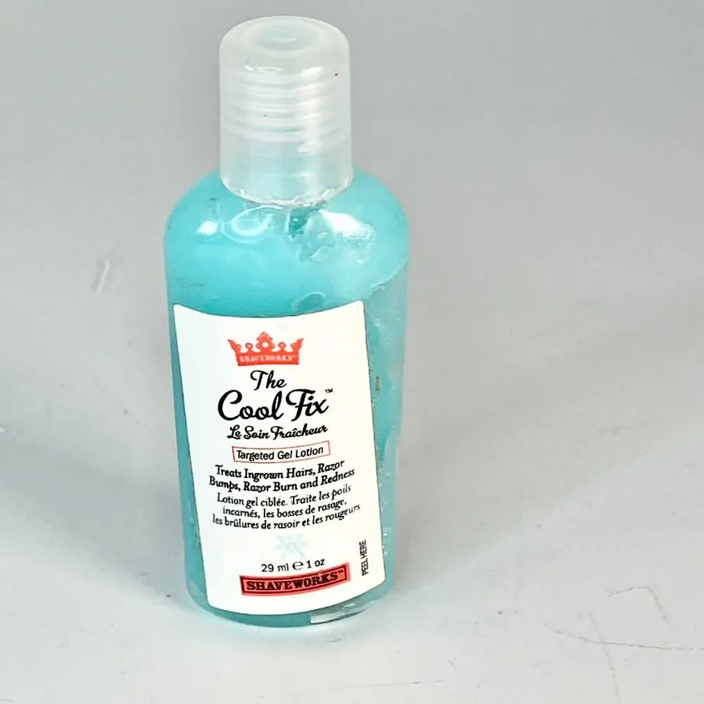 The Cool Fix Targeted Gel Lotion Ingrown Hairs Razor Bumps Burn Travel 1 oz New